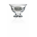 Hand Cut 24% Lead Crystal Footed Rose Bowl (10")